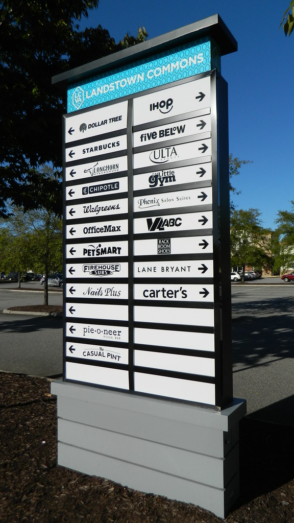 Landstown Commons sign a photo on Flickriver