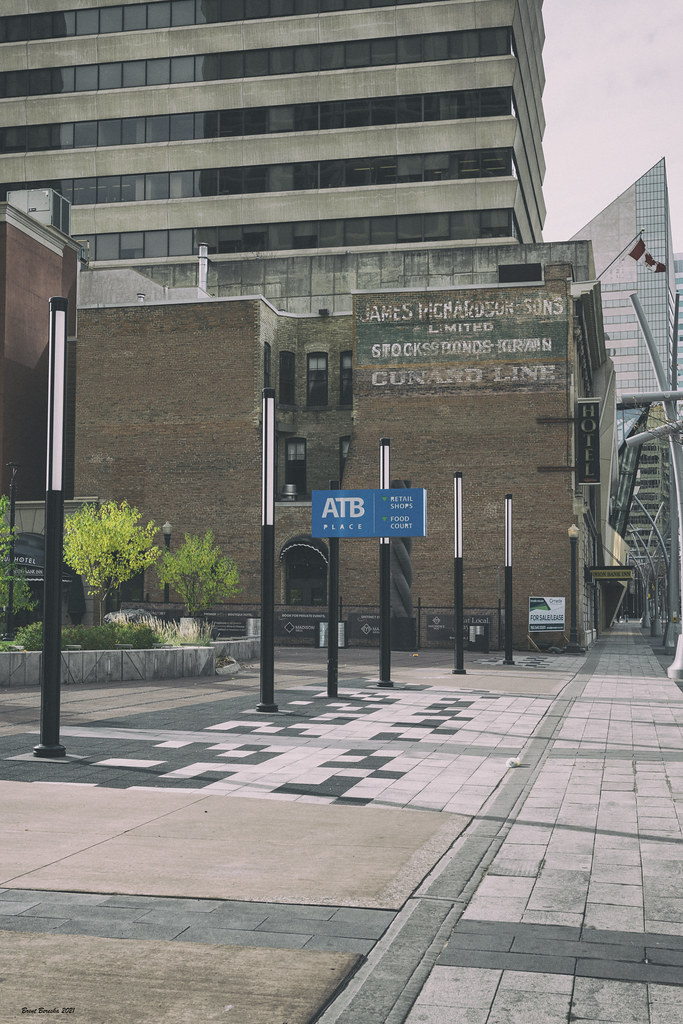 Cunard Line Ghost signs remind us of what Jasper Avenue lo… Flickr
