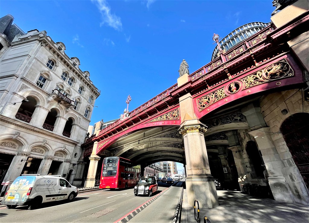 Farringdon Road north and Holborn Viaduct 19th Century Bri… Flickr