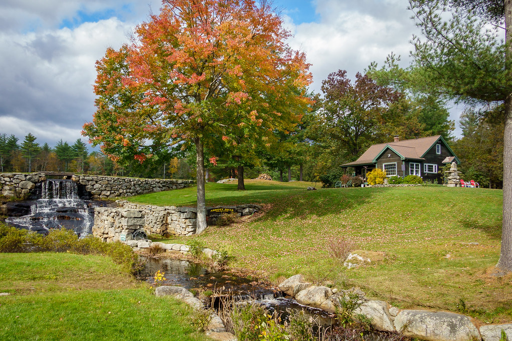 Abbott Falls and Cottage, Candia, New Hampshire The landow… Flickr