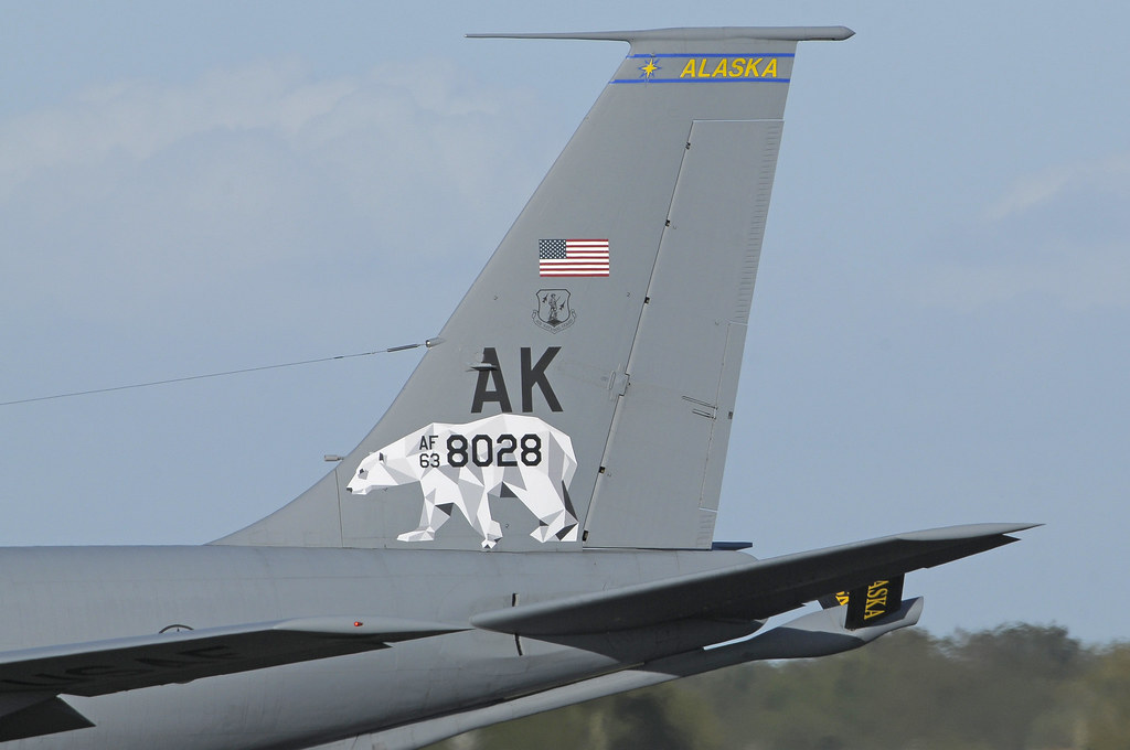 KC135R 638028/AK 168th ARS Alaska ANG Close up of the ve… Flickr