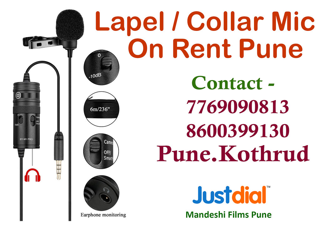 Lapel Mic Rent Pune Collar Mic Rent Pune Professional Film Making