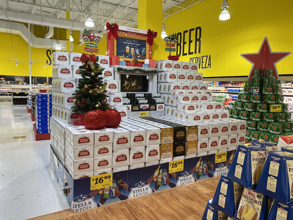 Christmas Sella Artois Beer Display Fresco y Mas Phillip Pessar Flickr