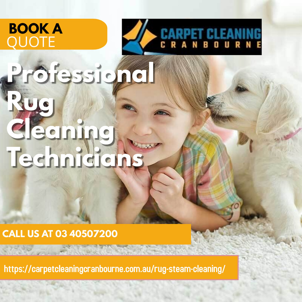 Professional Rug Cleaning Technicians Made with PosterMy… Flickr