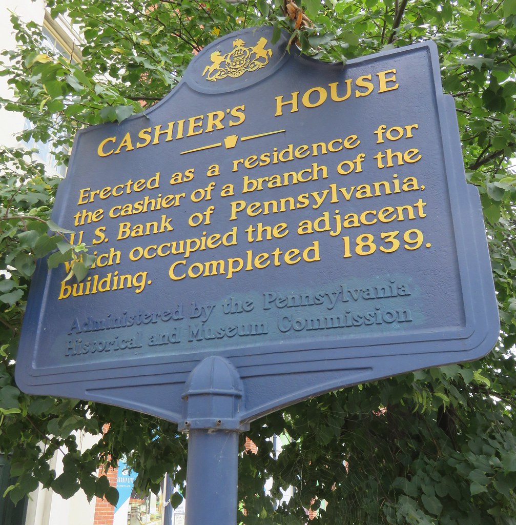 Cashier's House Marker (Erie, Pennsylvania) Located on the… Flickr