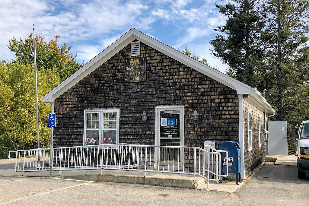 Chamberlain, ME post office Lincoln County. Photo by E Kal… Flickr