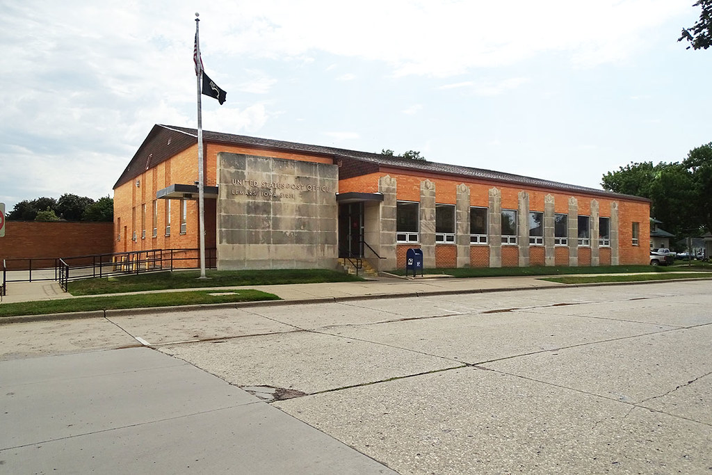 Lemars, IA post office Plymouth County. Photo by J Gallagh… Flickr