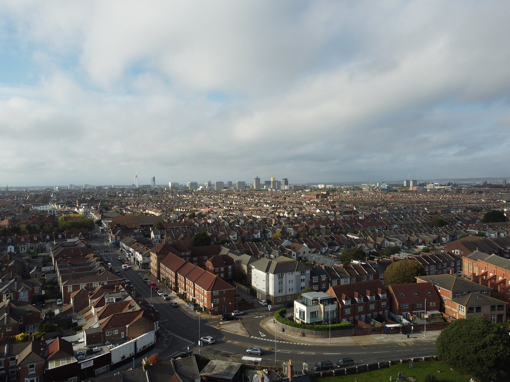 Central Portsmouth from Highland Road DCIM\100MEDIA\DJI_00… Flickr