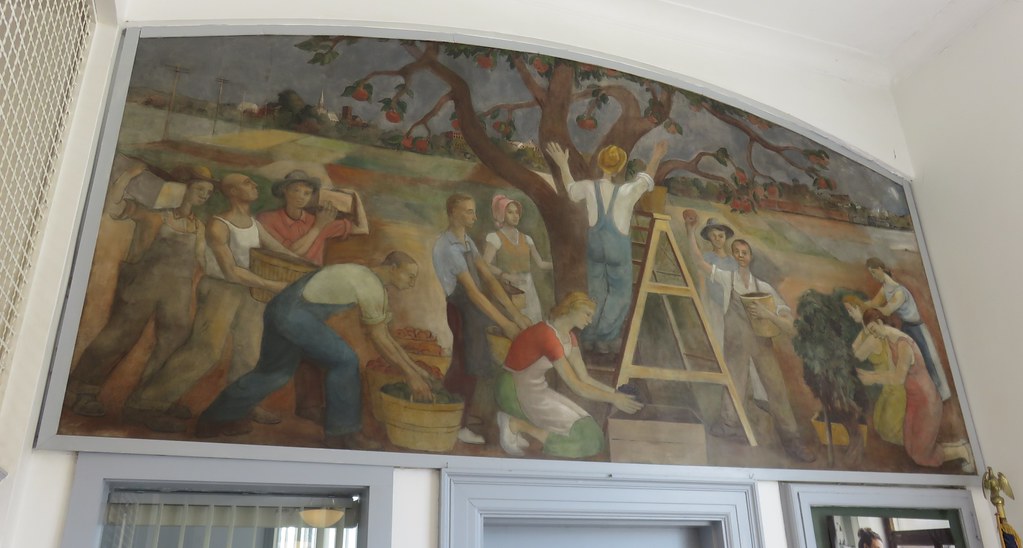 Post Office 14063 (Fredonia, New York) Title "Harvest Sce… Flickr