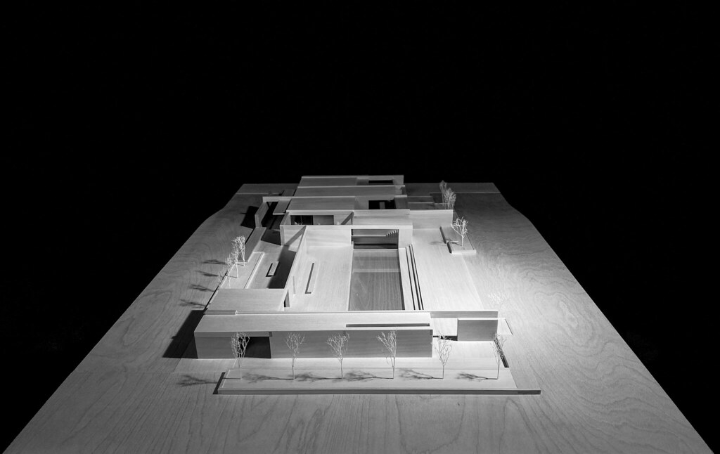 Pavilion_model Basswood model 1/8” = 1’ Philip White Flickr