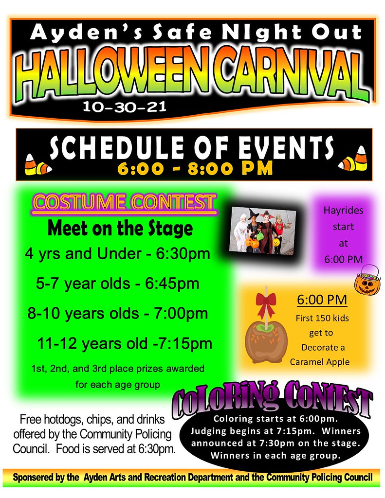 2021 Halloween Schedule of Events Stephanie Boswell Flickr