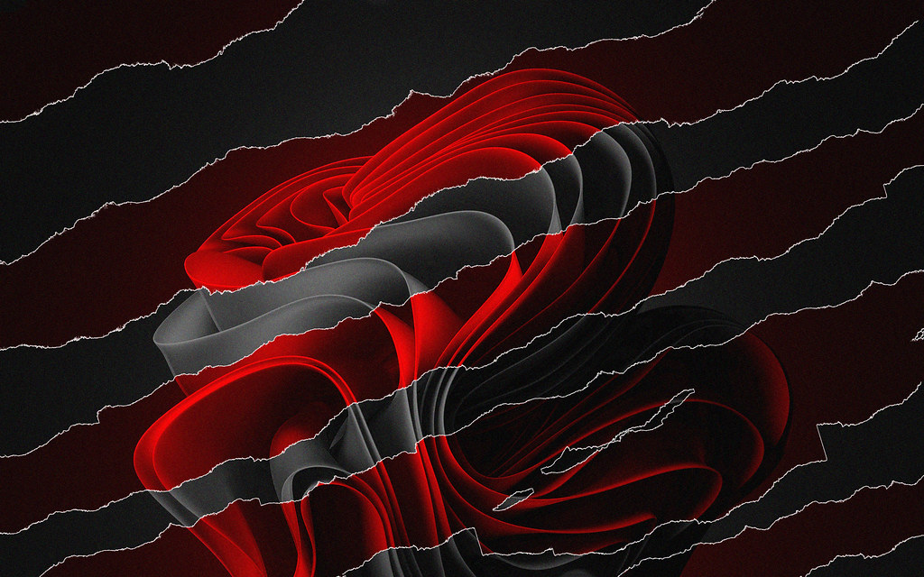 Red windows 11 wallpaper meryes