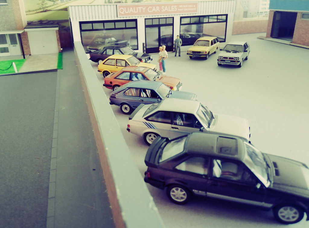 QUALITY CAR SALES, KING'S ROAD, FORTHRIE 1986 1/43 Layout … Flickr