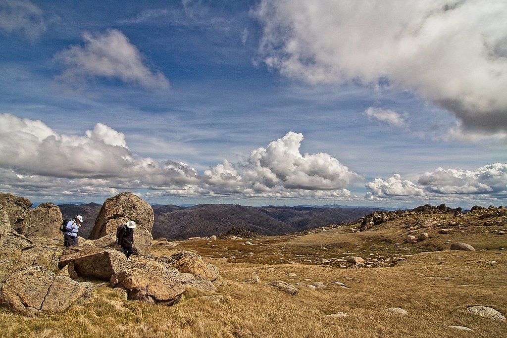 Cross country hiking My cousins in Kosciuszko National Par… Flickr