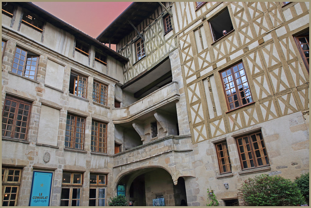 Cour du Temple, Limoges, HauteVienne, Région NouvelleAquitaine