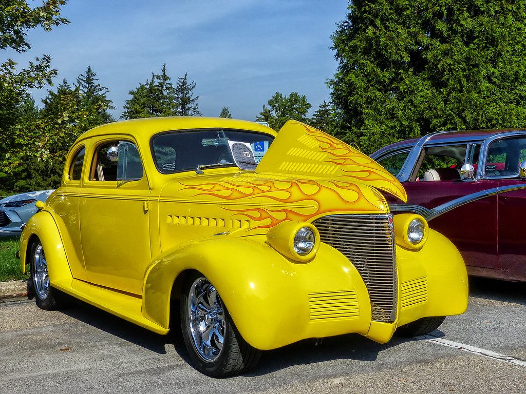 Ronald Reckers' Flamed 1939 Chevrolet Coupe Street Rod Flickr