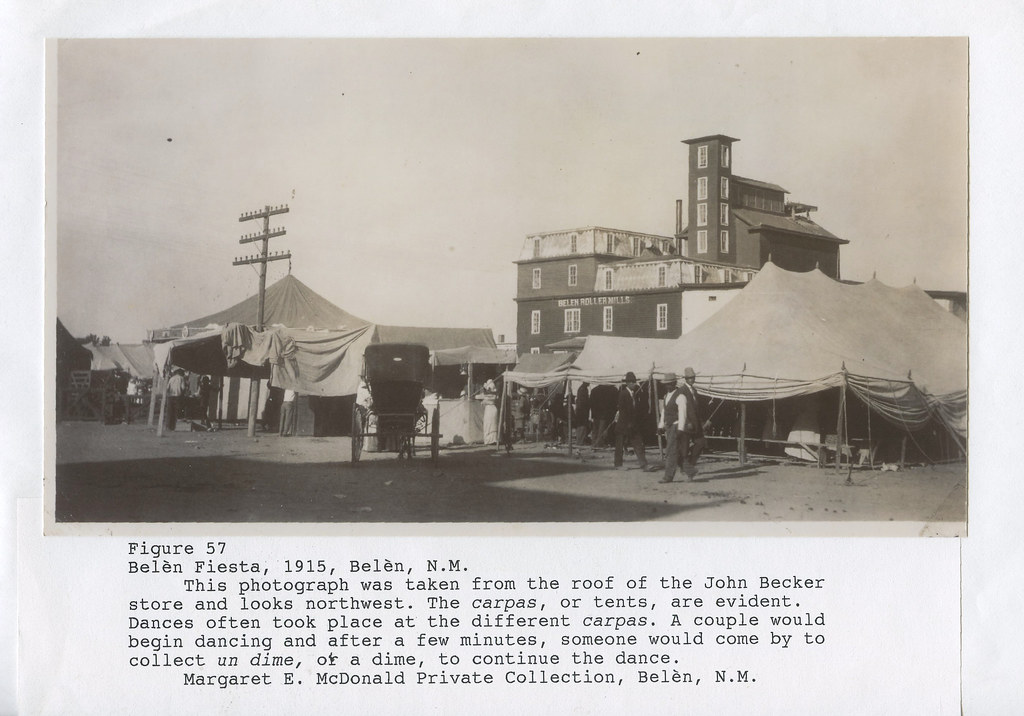 Belen Fiesta, 1915, Tents (Carpas) Los Lunas Museum Flickr
