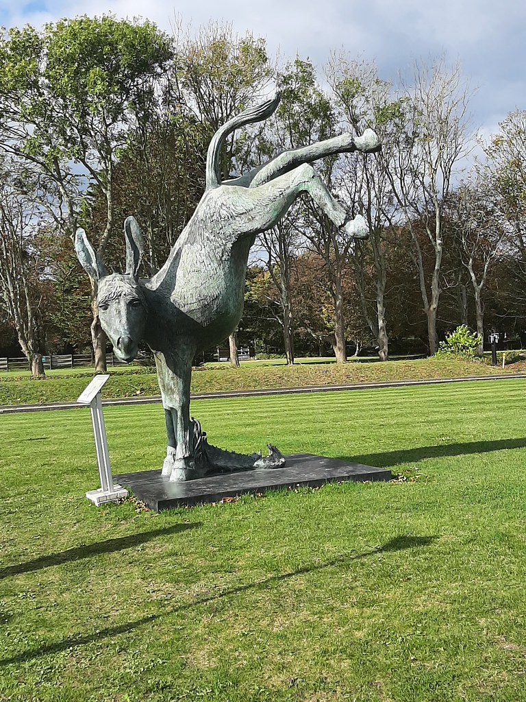 Guernsey, Channel Islands Guernsey Donkey Statue. Guernsey… Flickr