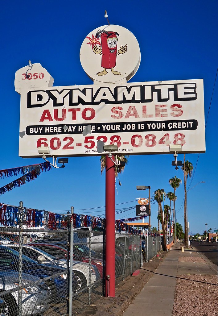 Dynamite Auto Sales, Phoenix, AZ Sign for Dynamite Auto Sa… Flickr