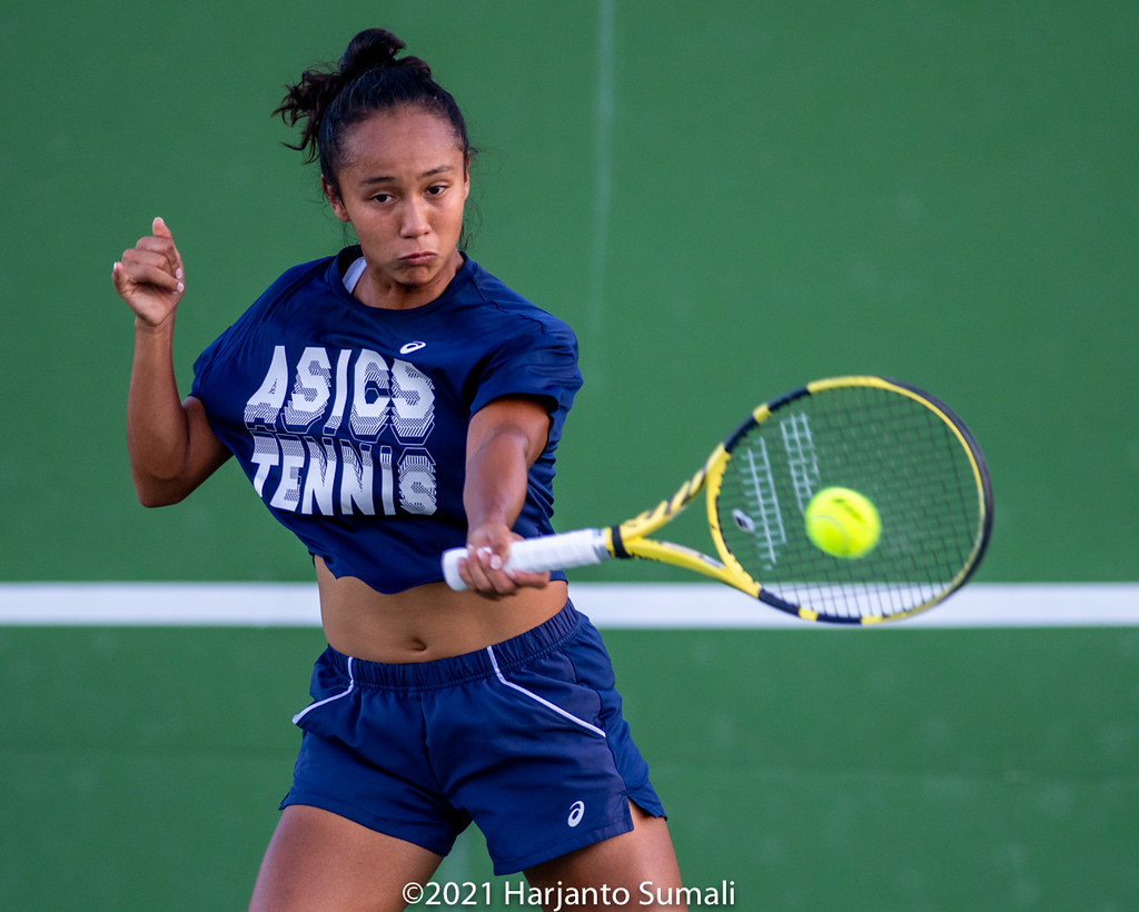 Indian Wells BNP Paribas Open 2021 Leylah Fernandez Harjanto Sumali Flickr