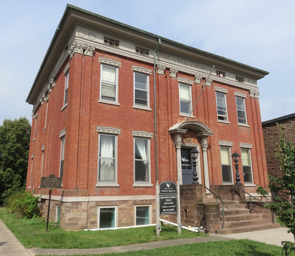 Swan Library (Albion, New York) Originally built in 1840 a… Flickr