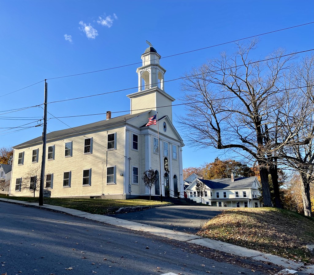 Old Town Hall in Athol, Massachusetts. Built in 1828 using… Flickr