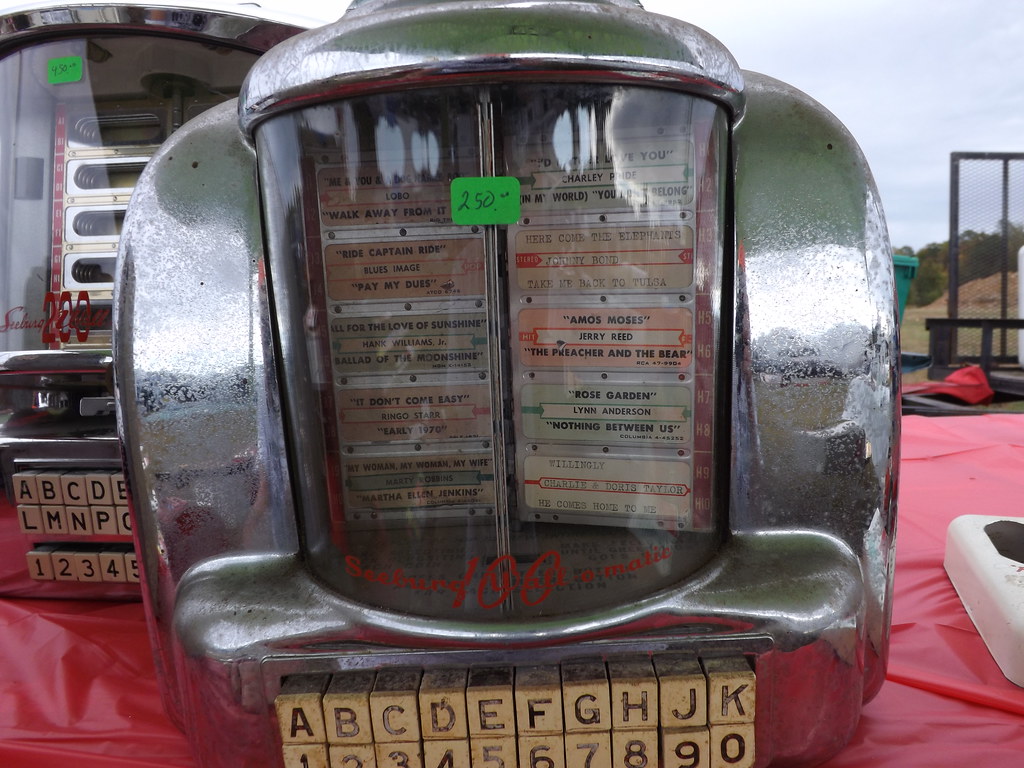 Jukebox table top selector Thought to be a Seeburg. If you… Flickr