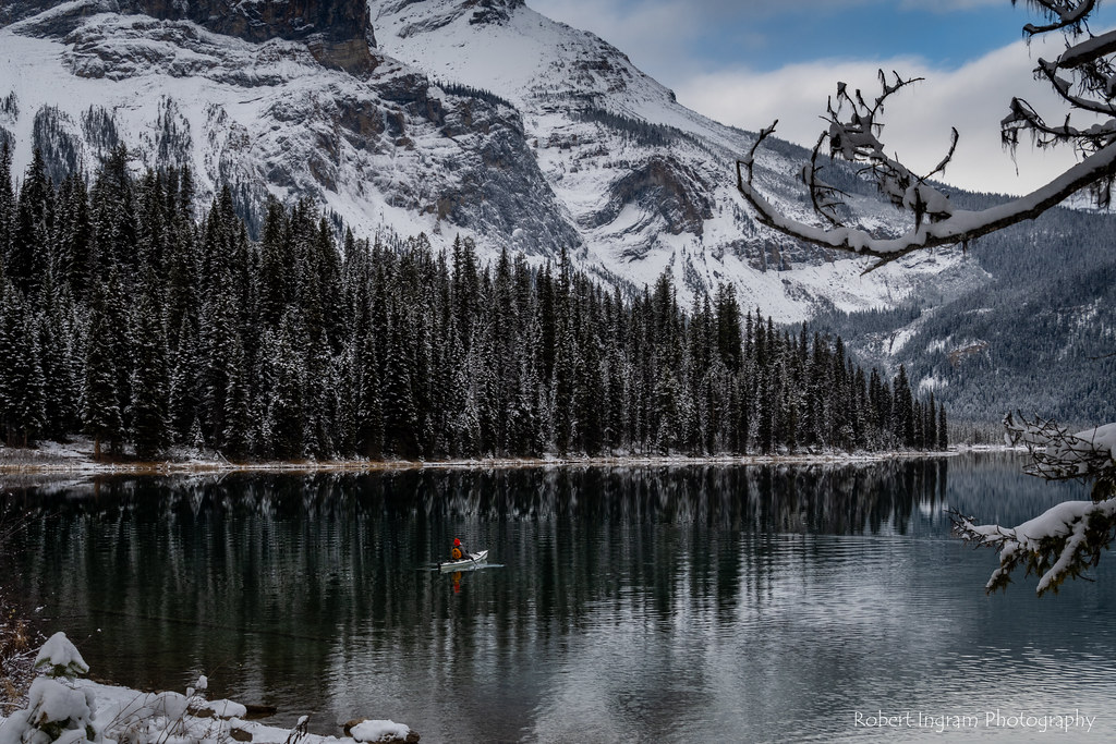 Kayaking on Emerald Lake in Yoho National Park, British Co… Flickr