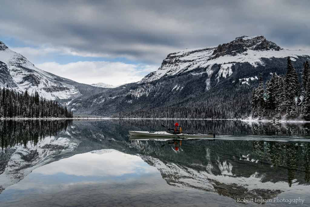 Kayaking Emerald Lake in Yoho National Park, British Col… Flickr