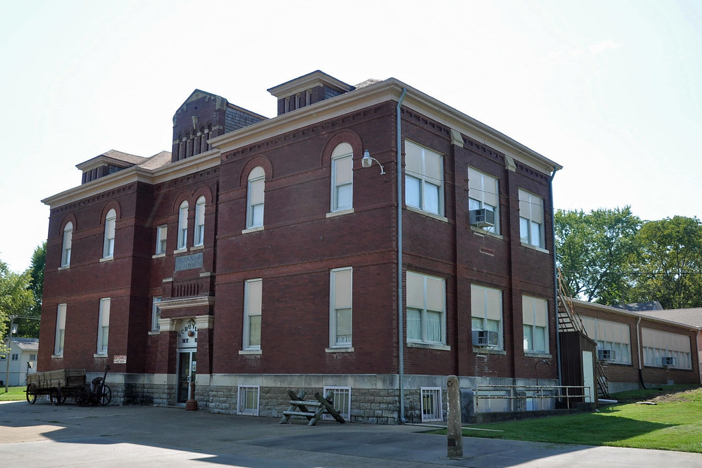 Schuyler Grade School Burlingame Kansas west view The scho… Flickr