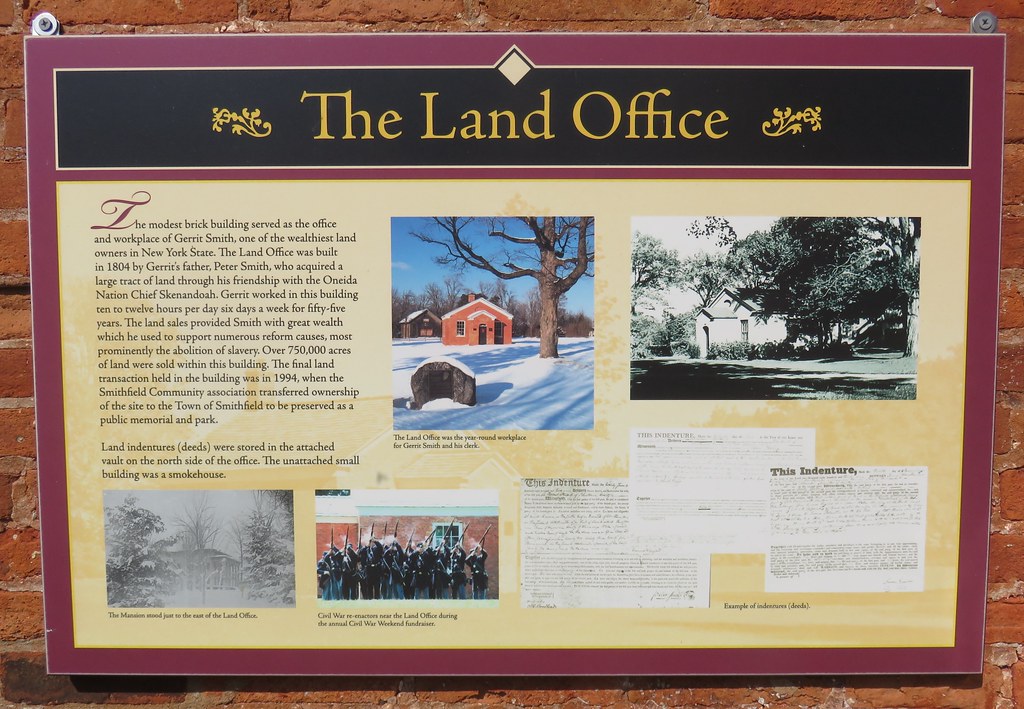 The Land Office Marker (Peterboro, New York) The Peterboro… Flickr