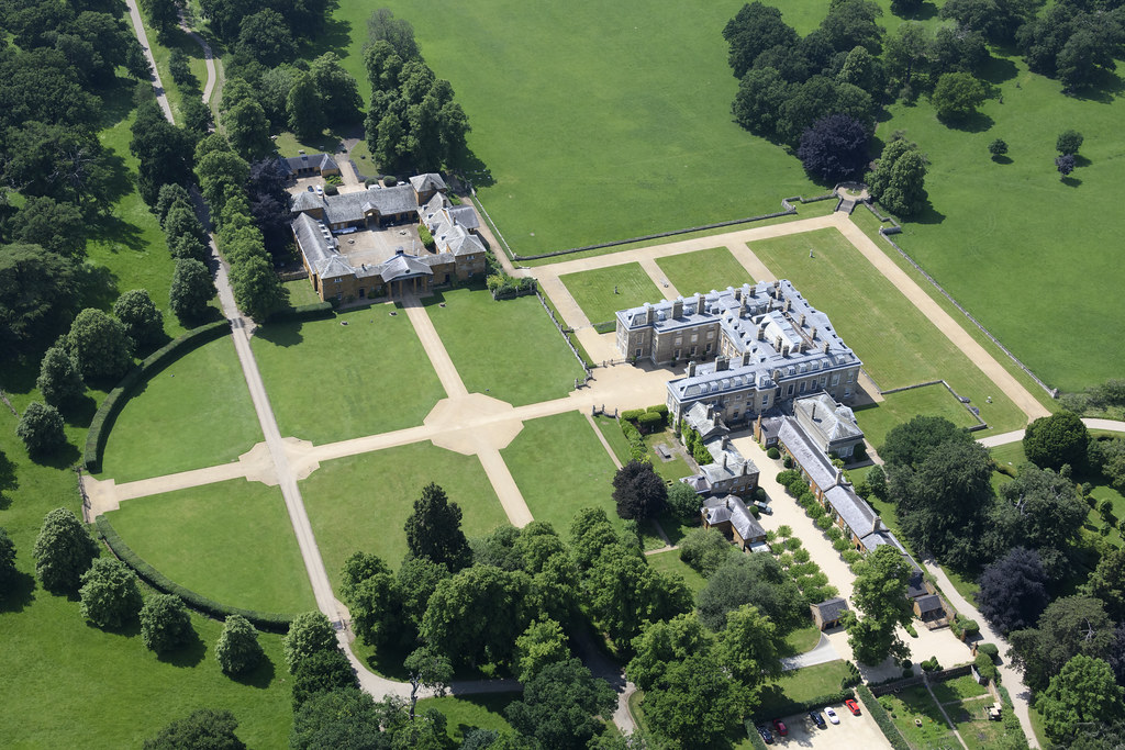 Althorp House aerial image Northamptonshire UK Aerial vi… Flickr