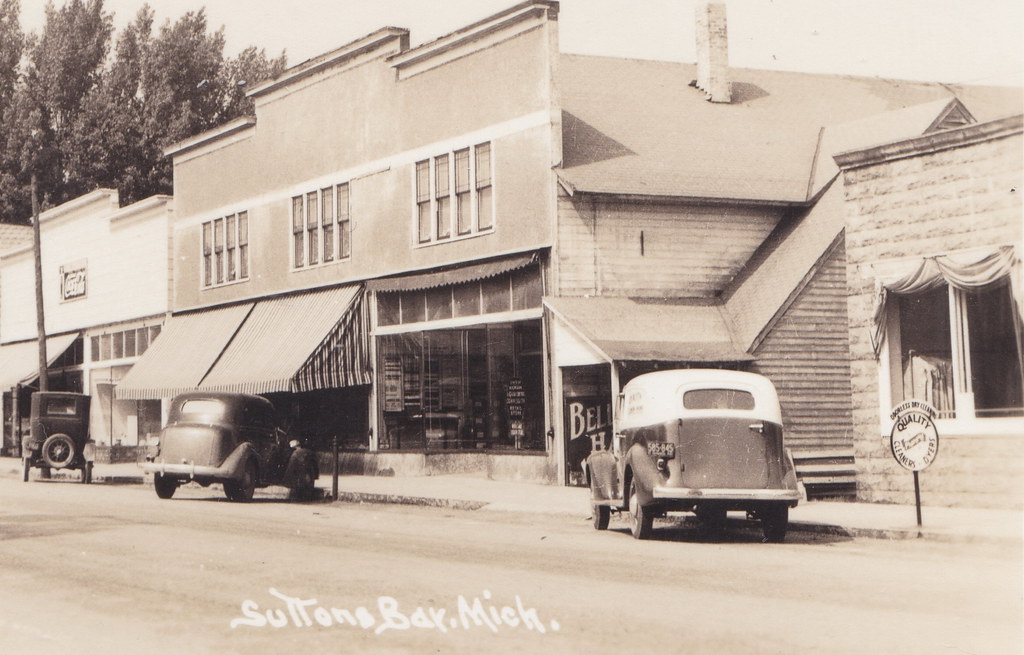 NW Suttons Bay Leelanau MI RPPC 1930s STATE LIQUOR STORE &… Flickr