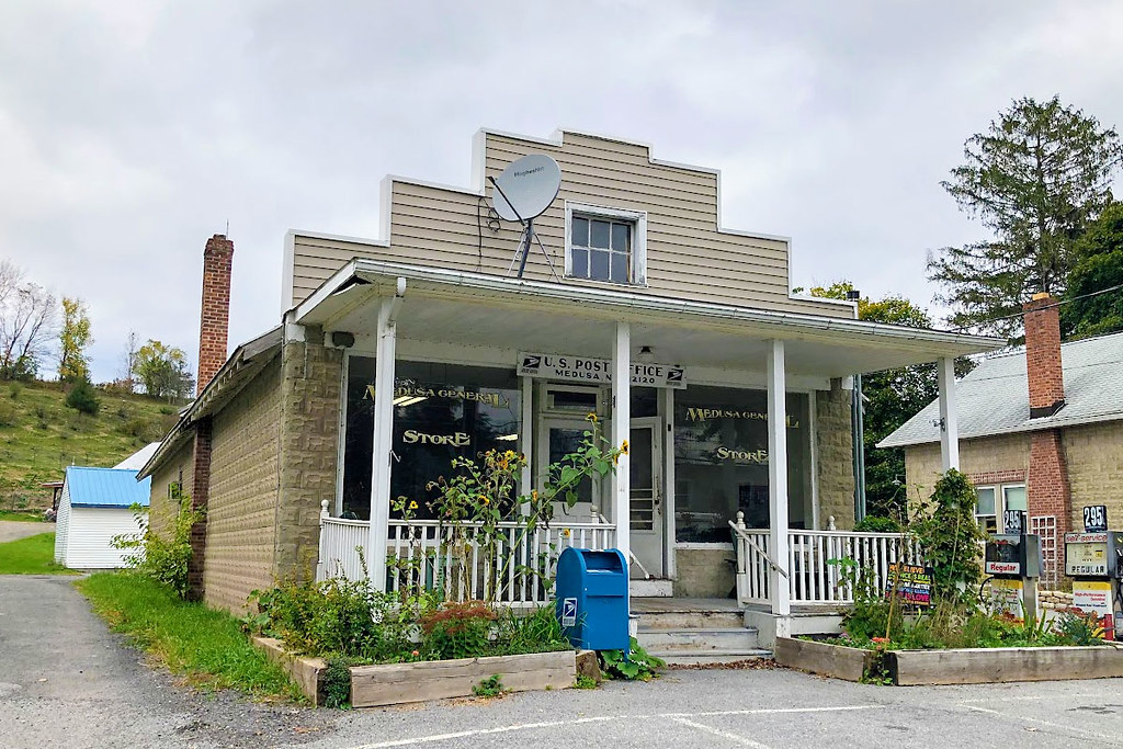 Medusa, NY post office Albany County. Photo by E Kalish, O… Flickr