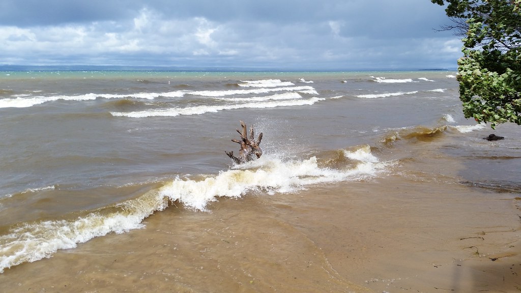 Beach at Brimley State Park Brimley, Michigan Joe Passe Flickr