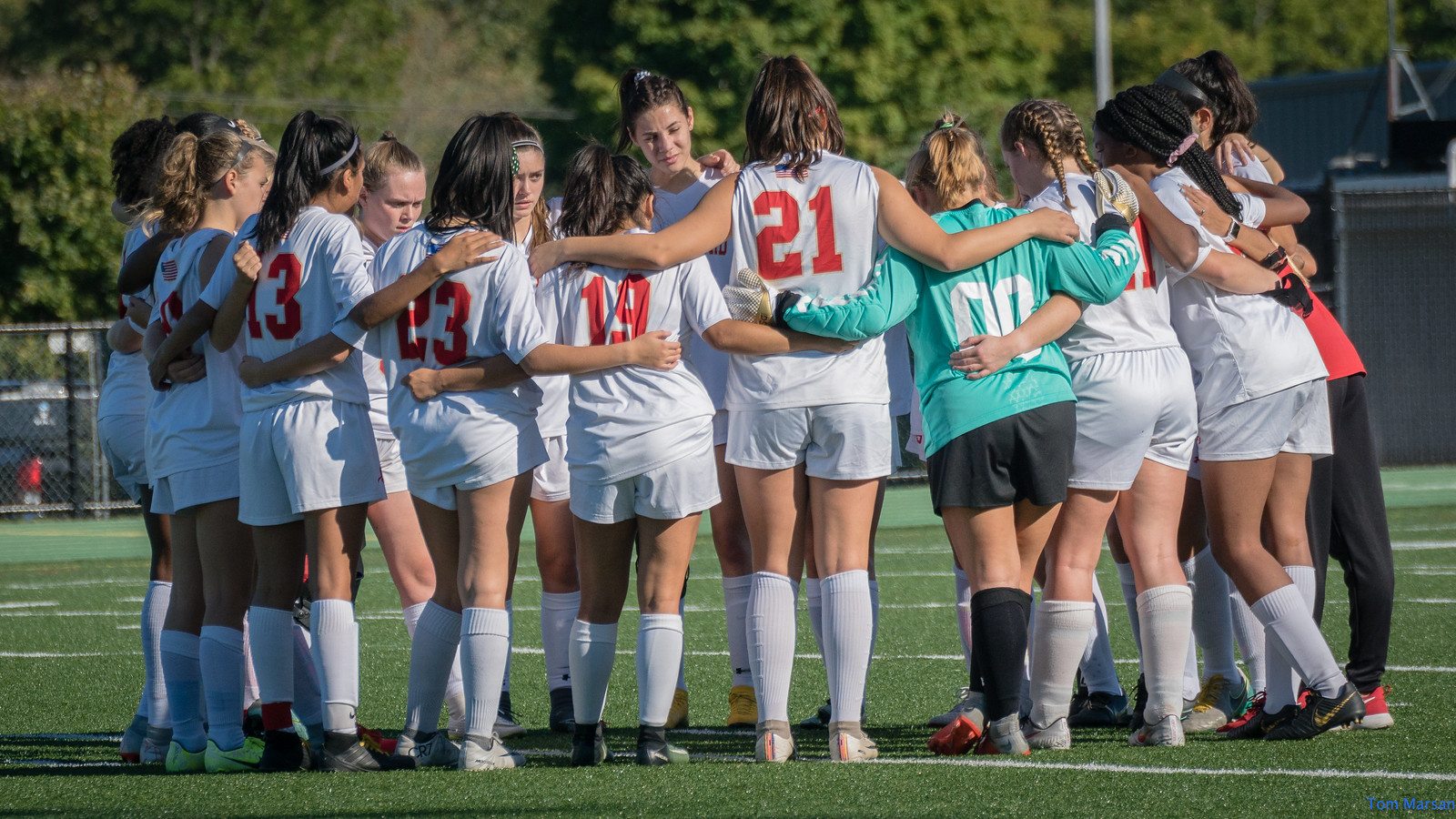 New Milford High School(3) vs Stratford High School(0) Girls Varsity Soccer September 20