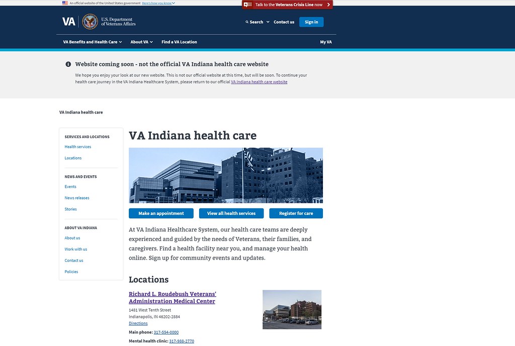 Indiana VA new website Flickr