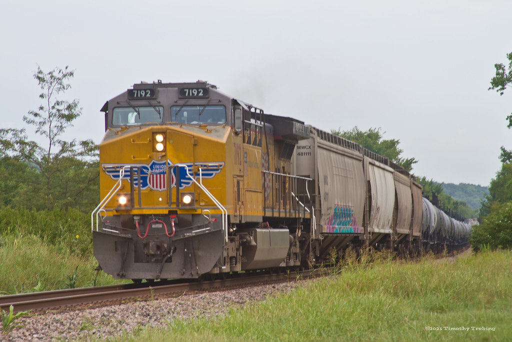UP 7192 N of Stringtown, OK Between Kiowa and Stringtow… Flickr