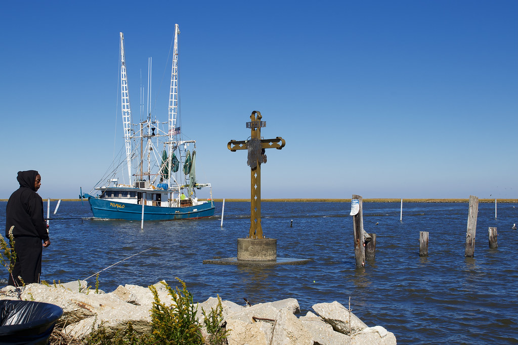 Fishing Large and Small Shell Beach, Louisiana Flickr