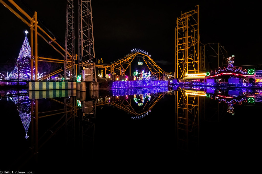 Kennywood, Holiday Lights 2021 Philip Johnson Flickr