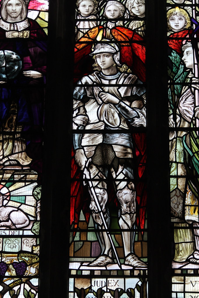 Silk Willoughby, St Denis' church Detail of East Window by… Flickr