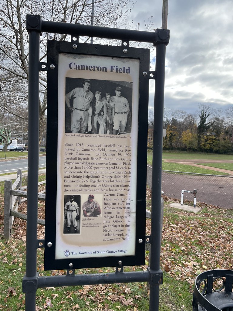 NJ South Orange Cameron Field Cameron Field named for R… Flickr