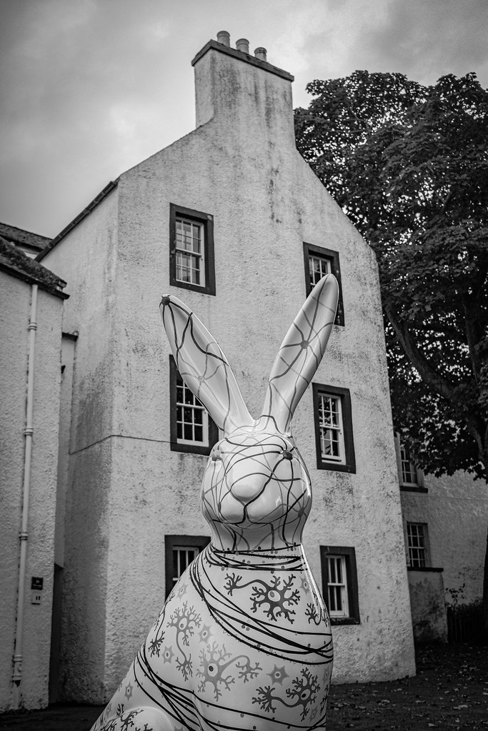 Rabbit sculpture at North Berwick James Mason Flickr