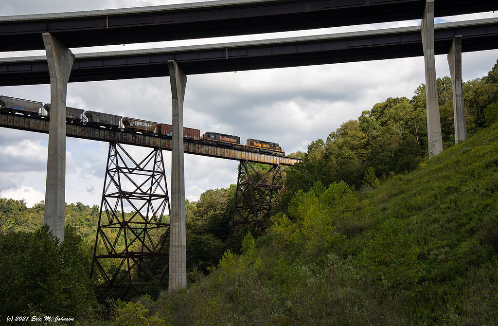 WE 3016 eb 618 Mingo Creek, PA 992021. Last second sun … Flickr