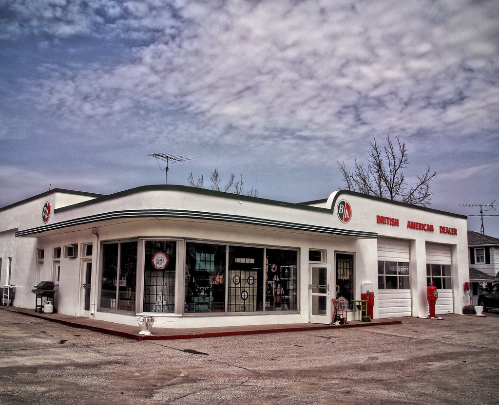 Former BA Gasoline Station Newtonville Ontario Canada Museum a