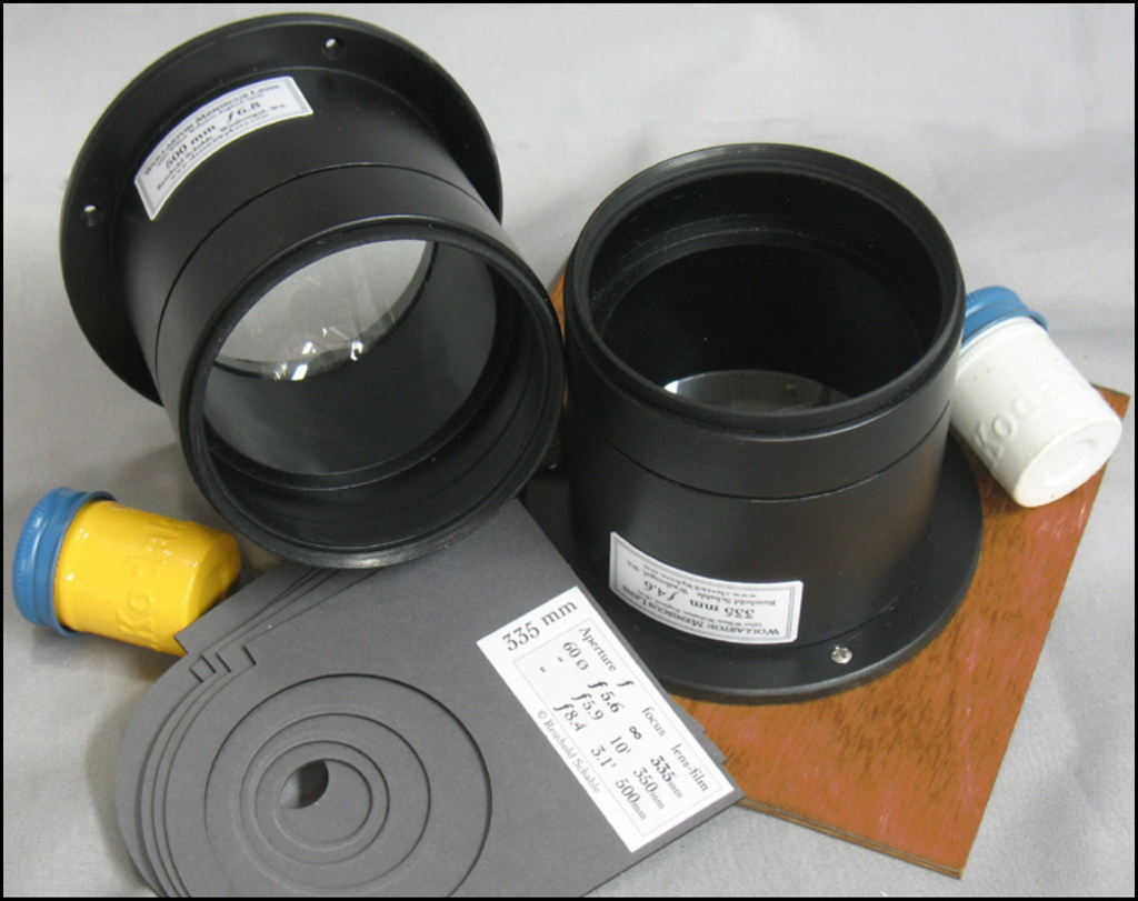 335 & 500mm Wollaston type lenses. Two large format so… Flickr