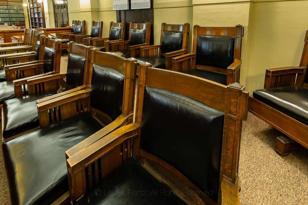 Jury Chairs in Pacific County Courthouse Classic leather a… Flickr