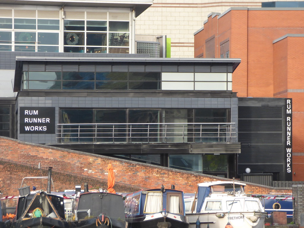 Rum Runner Works at Regency Wharf from Gas Street Basin Flickr