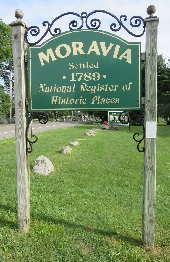 Moravia Sign (Moravia, New York) Moravia, New York… Flickr