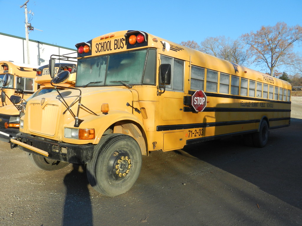 YellvilleSummit School District 71233 (2) Bus lot Yel… Flickr
